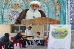 برگزاری ایستگاه سلامت در پایگاه عبادی سیاسی نماز جمعه شهرستان میناب